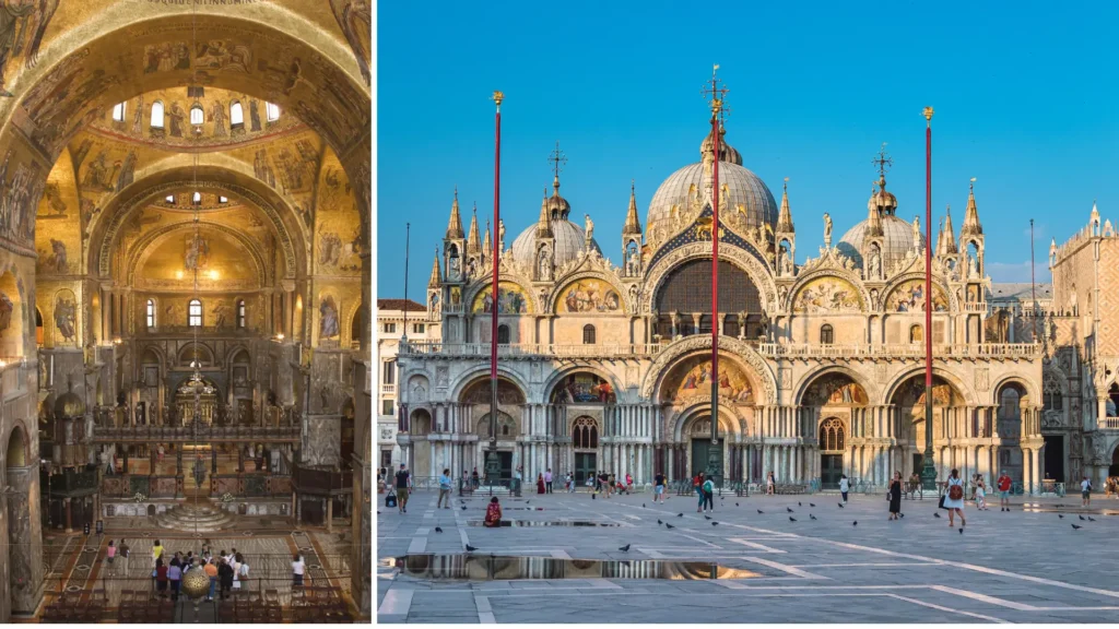 Exclusive after-hours visit to St. Mark’s Basilica, Venice, showcasing its illuminated mosaics.