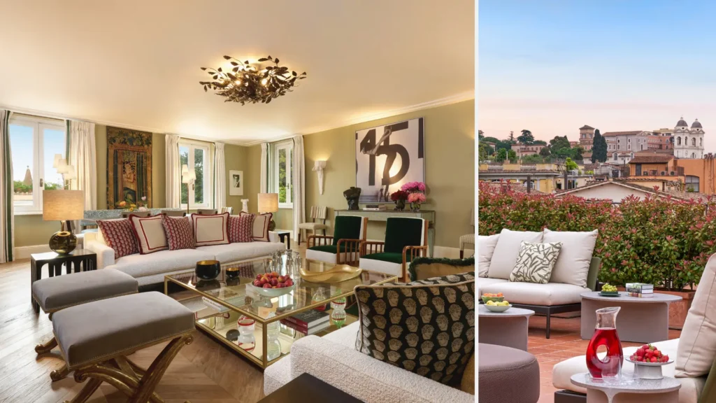 Nijinsky Suite and rooftop terrace at Hotel de Russie | Design Your Italy